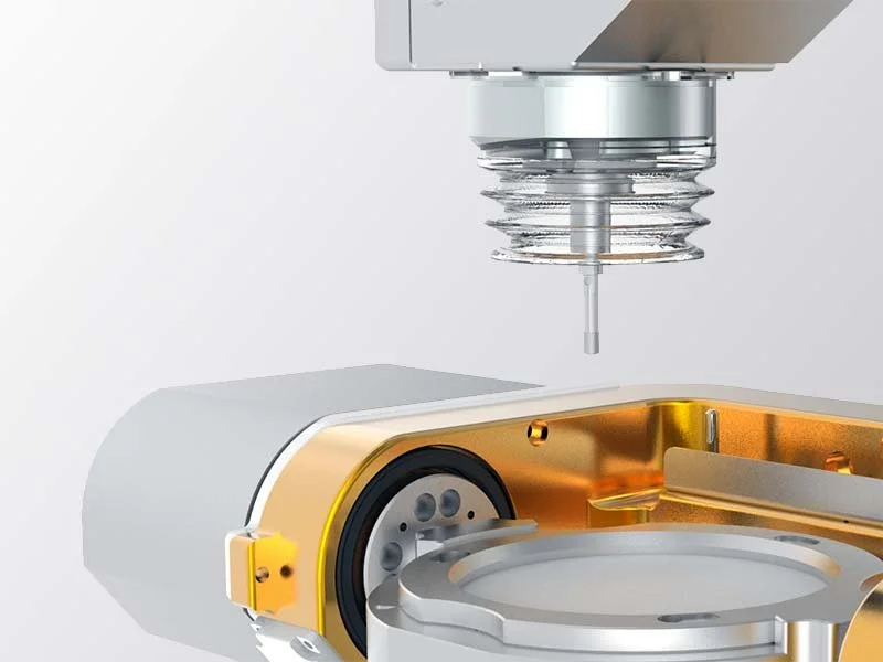 Versamill precision dental milling unit spindle at work