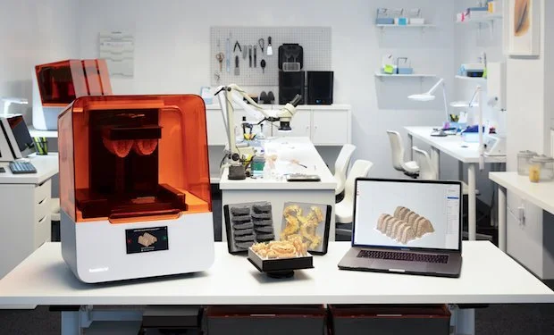 Formlabs Form 3B dental 3D printer in The Smile Bar's lab